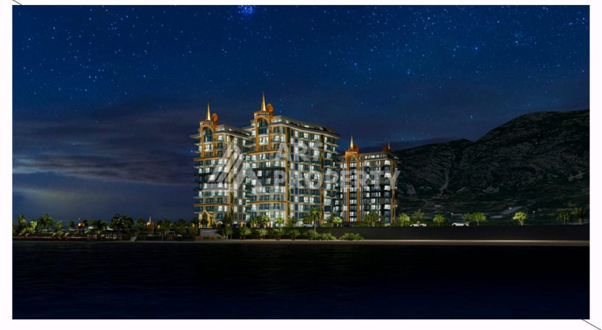 Квартира 1+1 элитного комплекса в районе Махмутлар - Ракурс 11