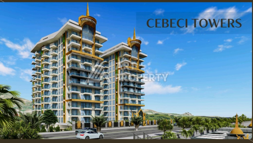 Квартира 1+1 элитного комплекса в районе Махмутлар - Ракурс 13