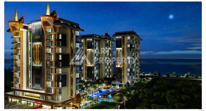 Квартира 1+1 элитного комплекса в районе Махмутлар - Ракурс 19