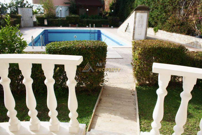 Трехкомнатная квартира с видом на море и горы в районе Кестель,Алания 105 м2 - Ракурс 20