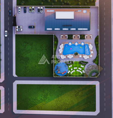 Новый проект в районе Демирташ с полной инфраструктурой. - Ракурс 5