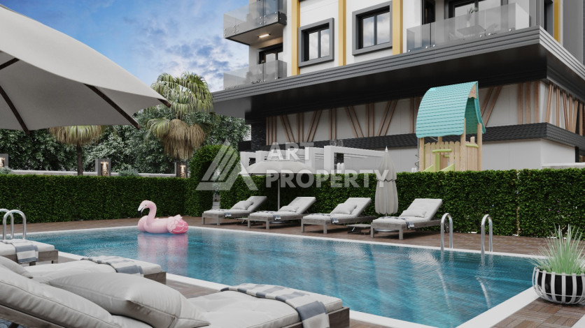 Квартира 1+1 в новом комплексе района Кестель - Ракурс 20