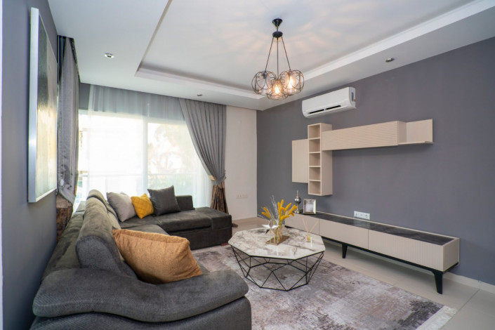 Двухуровневая квартира 2+1 в комплексе с богатой инфраструктурой в районе Кестель, 130 м2 - Ракурс 14