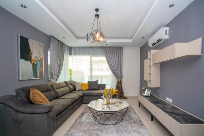 Двухуровневая квартира 2+1 в комплексе с богатой инфраструктурой в районе Кестель, 130 м2 - Ракурс 15