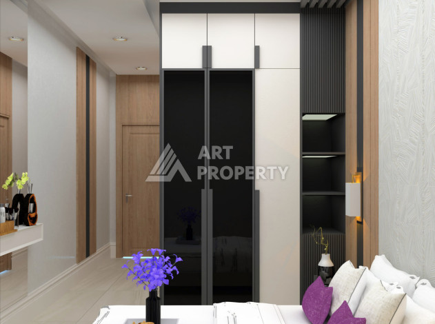 Апартаменты 1+1 концептуального комплекса в уютном  районе Демирташ - Ракурс 12