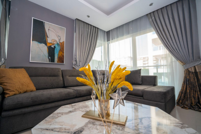 Двухуровневая квартира 2+1 в комплексе с богатой инфраструктурой в районе Кестель, 130 м2 - Ракурс 22