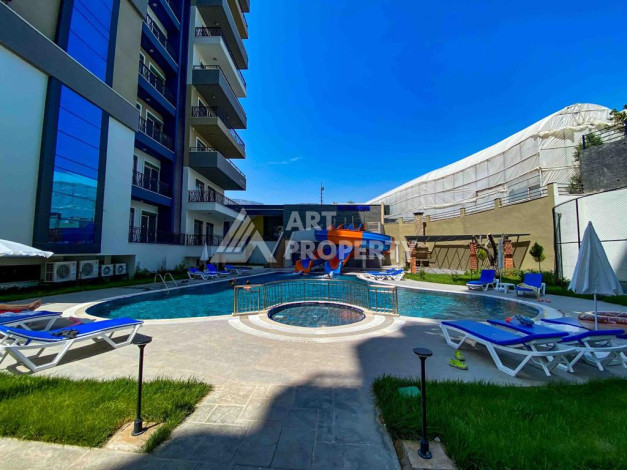 Квартира 1+1 в аренду в Махмутларе в новом комплексе со всей инфраструктурой! - Ракурс 9