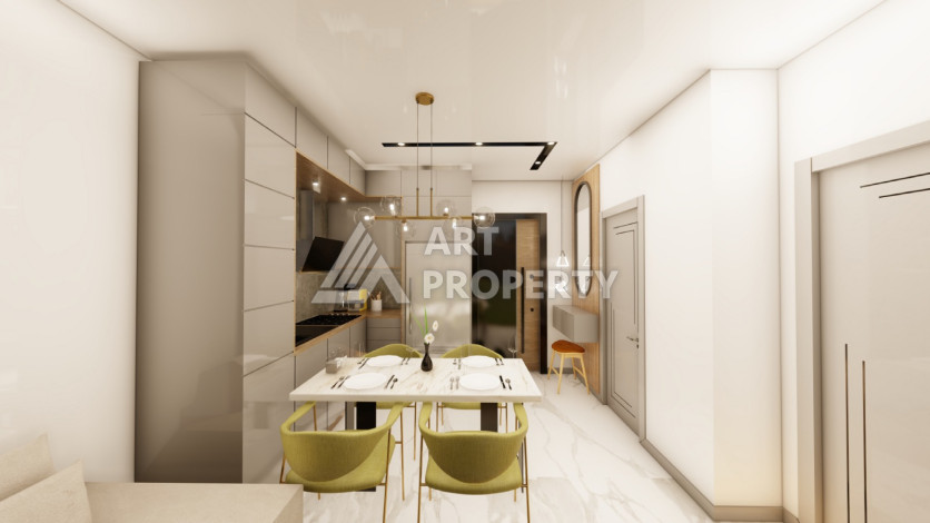 Апартаменты 1+1 в центре Алании - Ракурс 2