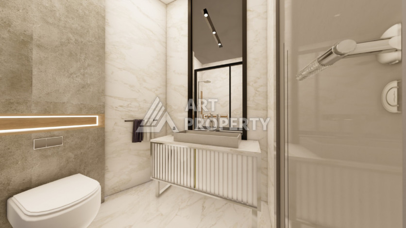 Апартаменты 1+1 в центре Алании - Ракурс 6