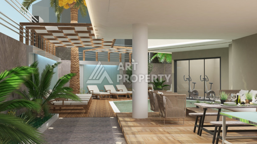 Апартаменты 1+1 в центре Алании - Ракурс 7