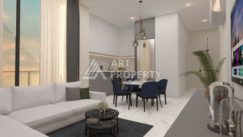 Современные апартаменты 1+1 в центре Алании - Ракурс 2