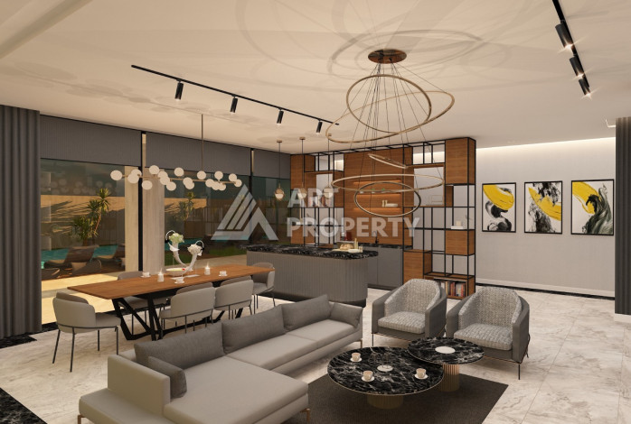 Современные апартаменты 1+1 в центре Алании - Ракурс 5