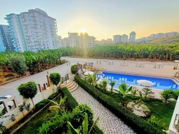 Шикарная квартира с красивым видом на старинный город Наулу в Махмутларе, Алания, 110 м2 - Ракурс 6