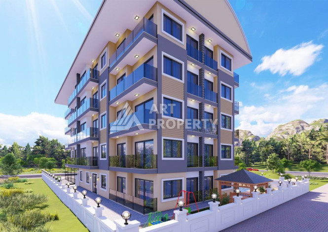 Апартаменты 1+1 в новой резиденции в центре Алании - Ракурс 6