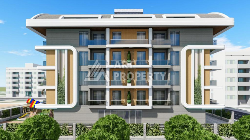 Апартаменты 1+1 в новой резиденции в центре Алании - Ракурс 9