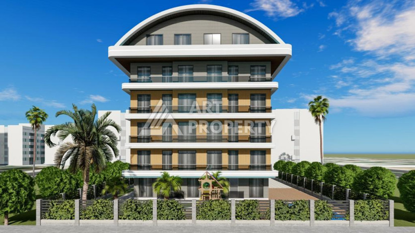 Апартаменты 1+1 в новой резиденции в центре Алании - Ракурс 12