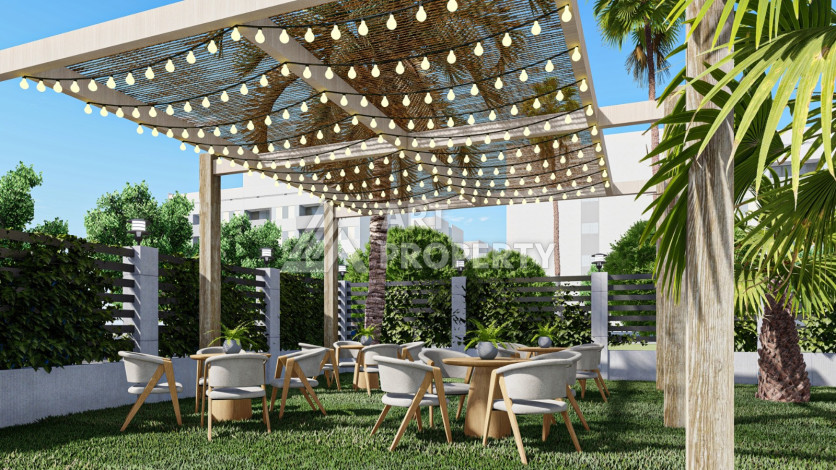 Апартаменты 1+1 в новой резиденции в центре Алании - Ракурс 13