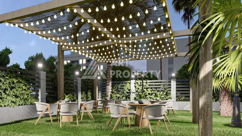 Апартаменты 1+1 в новой резиденции в центре Алании - Ракурс 18