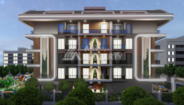 Апартаменты 1+1 в новой резиденции в центре Алании - Ракурс 21