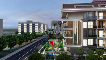 Апартаменты 1+1 в новой резиденции в центре Алании - Ракурс 22