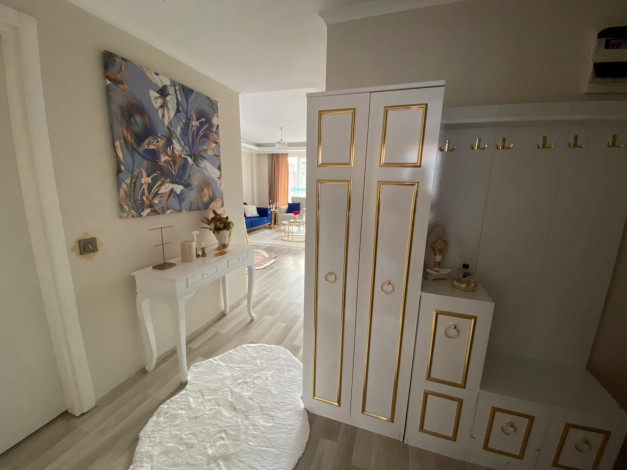 Шикарная квартира с красивым видом на старинный город Наулу в Махмутларе, Алания, 110 м2 - Ракурс 11