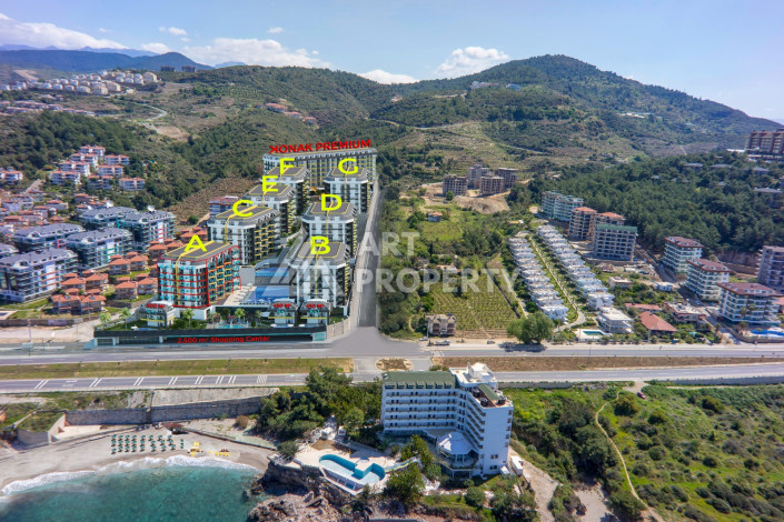 Роскошная квартира 2+1 в ультра роскошном комплексе района Каргыджак - Ракурс 2