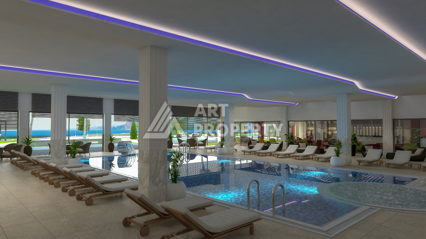 Роскошная квартира 2+1 в ультра роскошном комплексе района Каргыджак - Ракурс 7