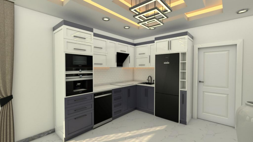 Современная двухкомнатная квартира в новом комплексе рядом со Средиземным морем, 54м2 - Ракурс 9