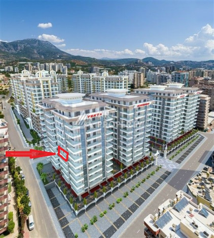 В самом центре квартира 1+1 комплекс премиум класса в Махмутлар - Ракурс 2