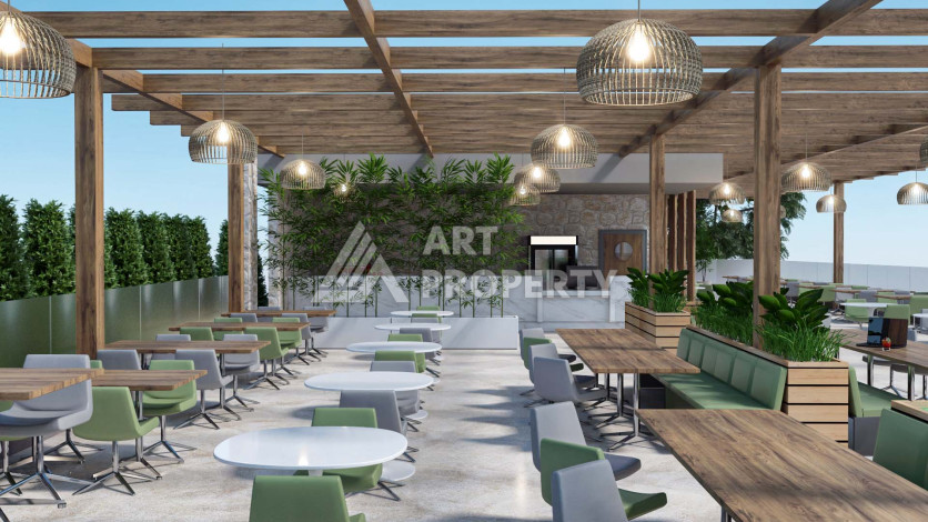 Грандиозный проект на этапе строительства в районе Конаклы в 280 м от моря! - Ракурс 4