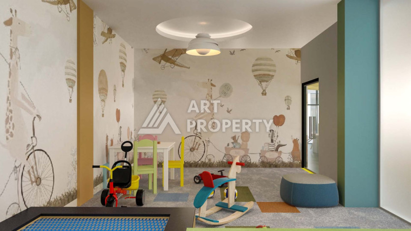 Грандиозный проект на этапе строительства в районе Конаклы в 280 м от моря! - Ракурс 5