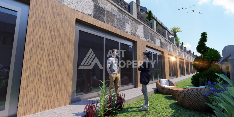 Грандиозный проект на этапе строительства в районе Конаклы в 280 м от моря! - Ракурс 14