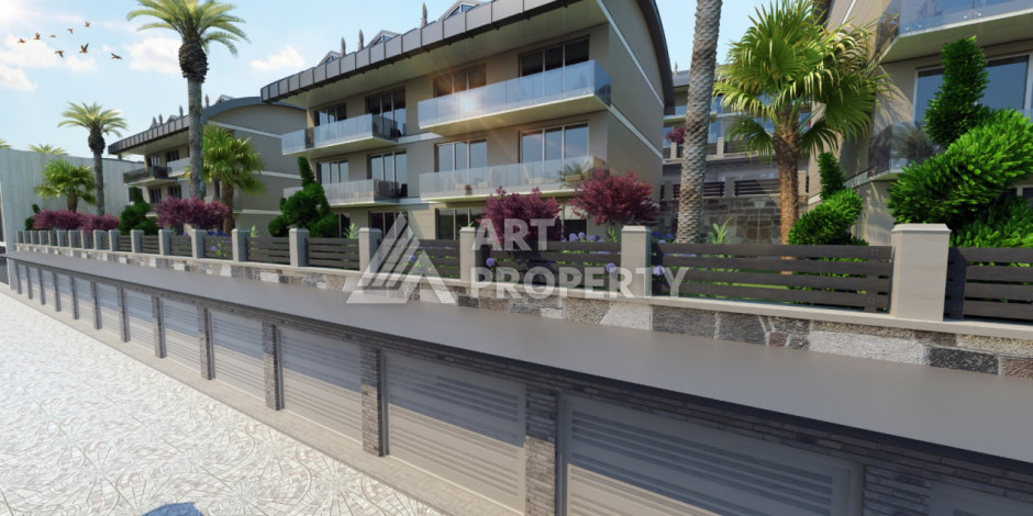 Грандиозный проект на этапе строительства в районе Конаклы в 280 м от моря! - Ракурс 18