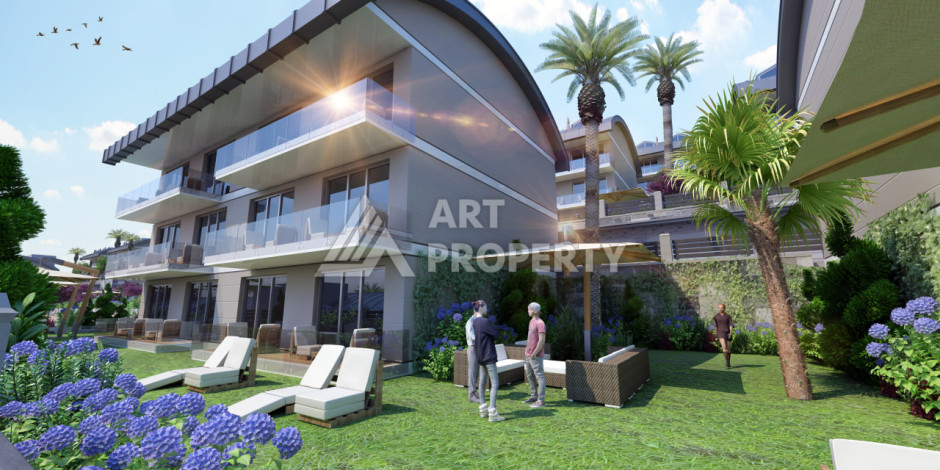 Грандиозный проект на этапе строительства в районе Конаклы в 280 м от моря! - Ракурс 24