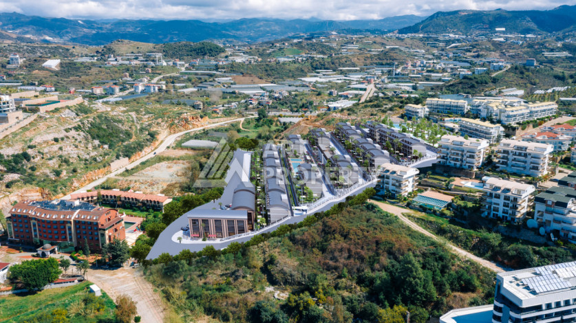 Грандиозный проект на этапе строительства в районе Конаклы в 280 м от моря! - Ракурс 33