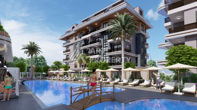 Роскошный проект на  этапе строительства в престижном районе Оба! - Ракурс 4