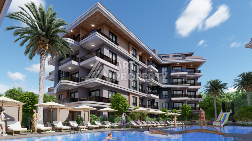 Роскошный проект на  этапе строительства в престижном районе Оба! - Ракурс 5