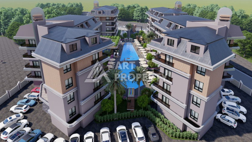 Роскошный проект на  этапе строительства в престижном районе Оба! - Ракурс 8