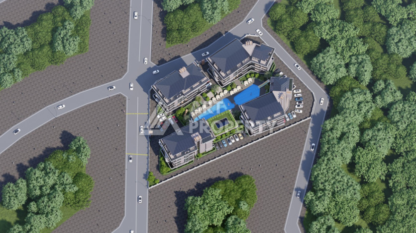 Роскошный проект на  этапе строительства в престижном районе Оба! - Ракурс 12