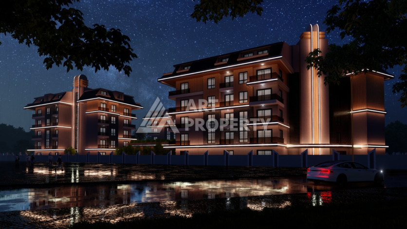 Роскошный проект на  этапе строительства в престижном районе Оба! - Ракурс 17