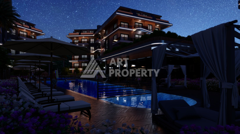 Роскошный проект на  этапе строительства в престижном районе Оба! - Ракурс 20