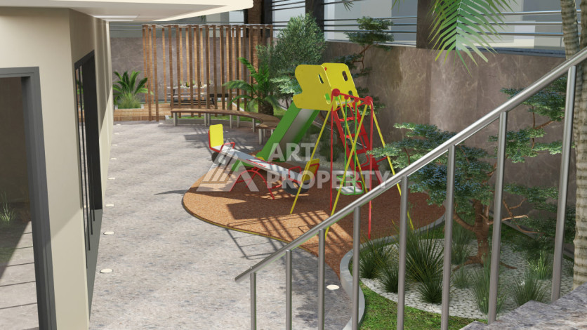 Двухуровневая квартира 2+1 в центре Аланьи - Ракурс 3