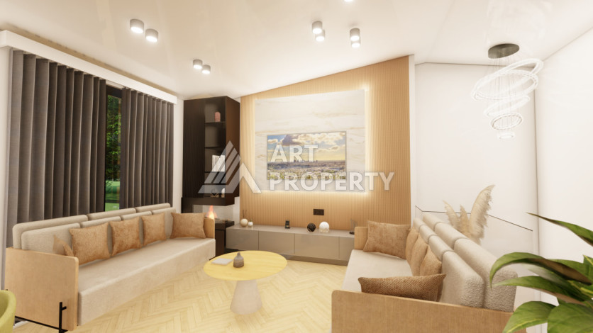 Двухуровневая квартира 2+1 в центре Аланьи - Ракурс 5