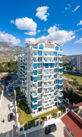 Квартира 1+1 с большими комнатами в новом комплексе район Махмутлар - Ракурс 16