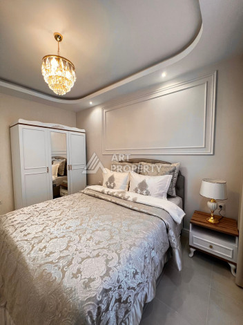 Квартира 1+1 с большими комнатами в новом комплексе район Махмутлар - Ракурс 18